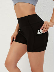 Women's Yoga Sports Shorts Workout Yoga Shorts With Pocket
