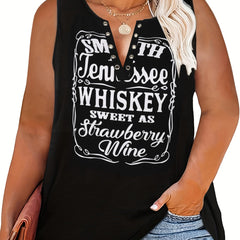 Punk T shirt Women's Plus Western Style Letter Print