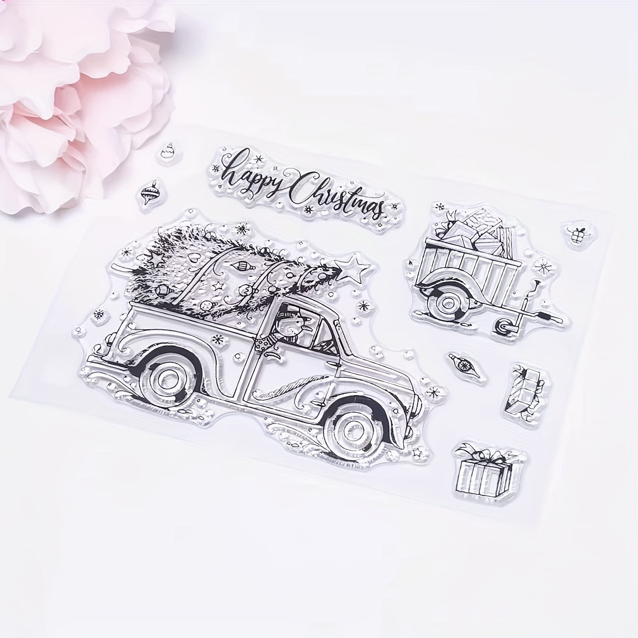 Christmas Transparent Stamp for Card Making & DIY Crafts