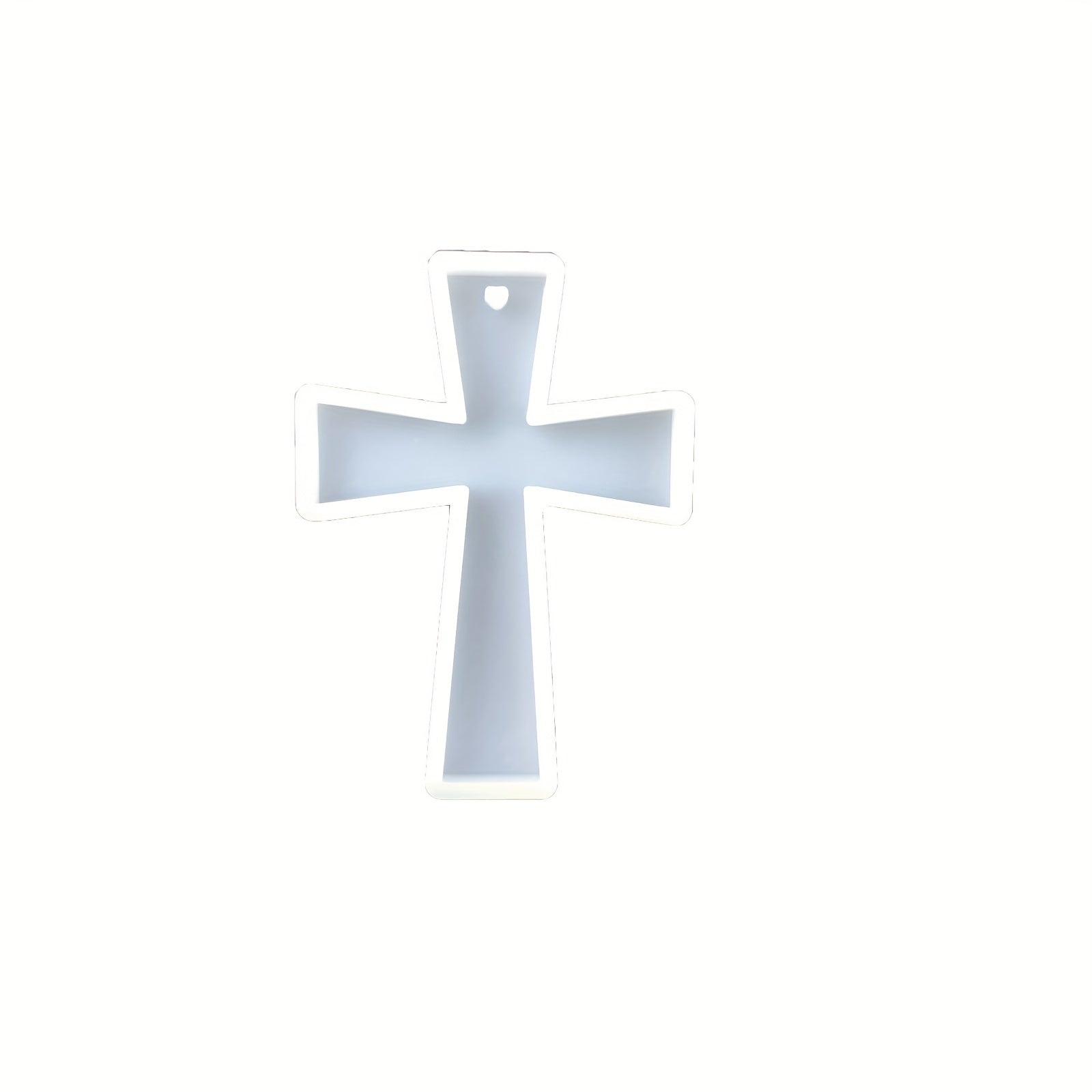 Cross Key Chain Silicone Mold Resin Pendant Drop Glue Mold