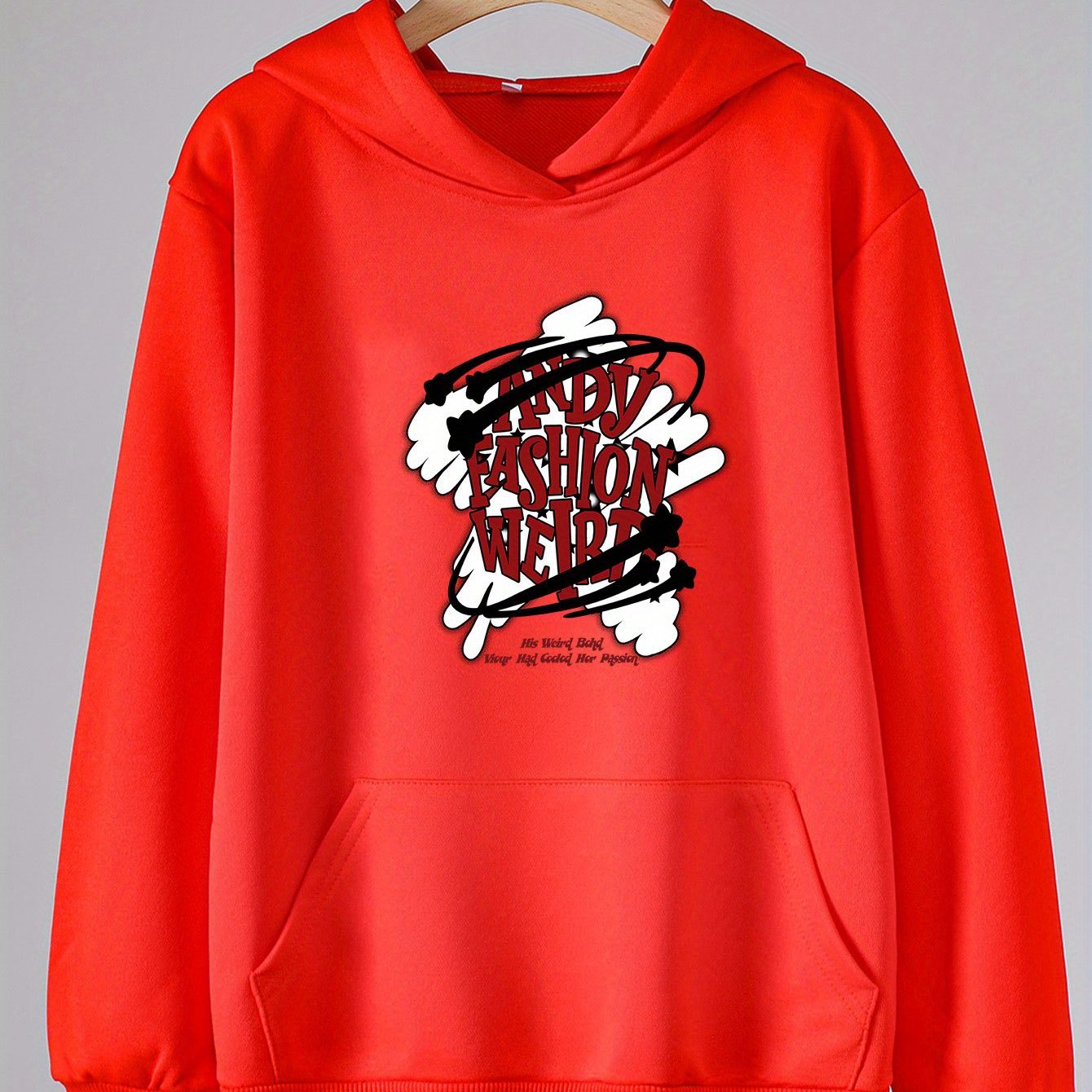 Girls Cartoon Star Pattern Hooded Sweatshirt for Spring and Autumn