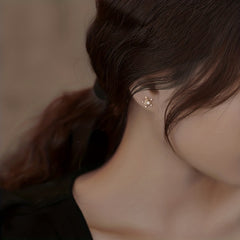 Sweet Star Moon Flower Stud Earrings Girls Holiday Gift
