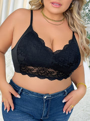 Lace Longline Bralet Sexy Medium Stretch