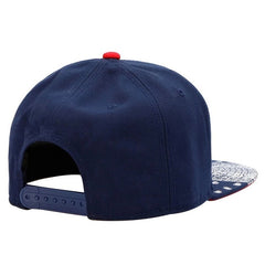 Embroidered Men's Flat Brimmed Cap