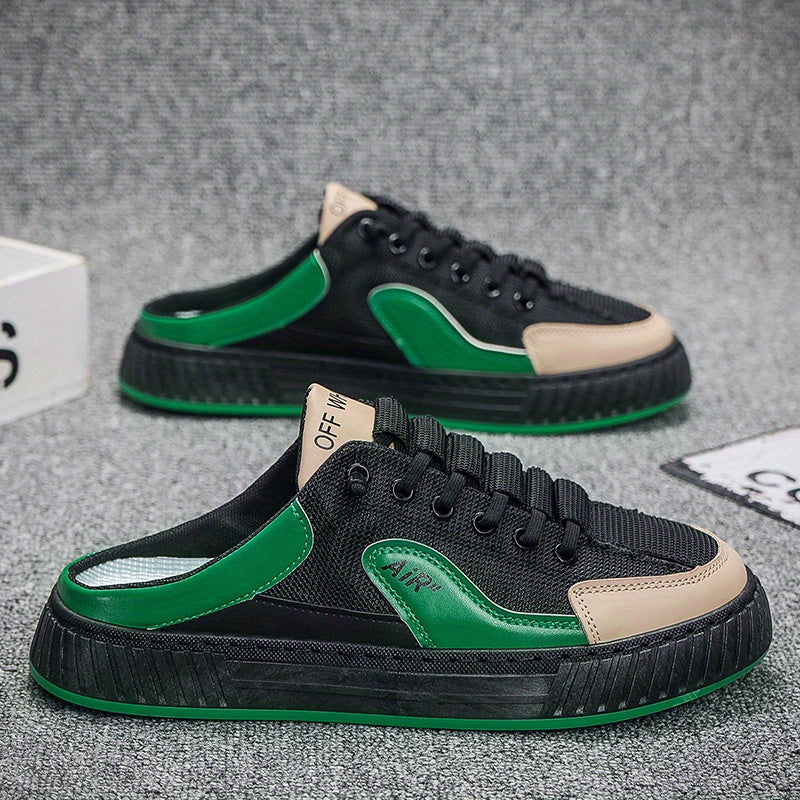 Men's Slip On Mesh Sneakers Summer Casual Walking Shoes