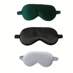 Solid Smooth Eye Mask Lightweight Blackout Blindfold for Travel Rest Nap Yoga