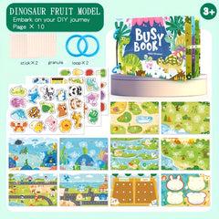 Interactive Busy Book for Sensory Activity Flash Cards