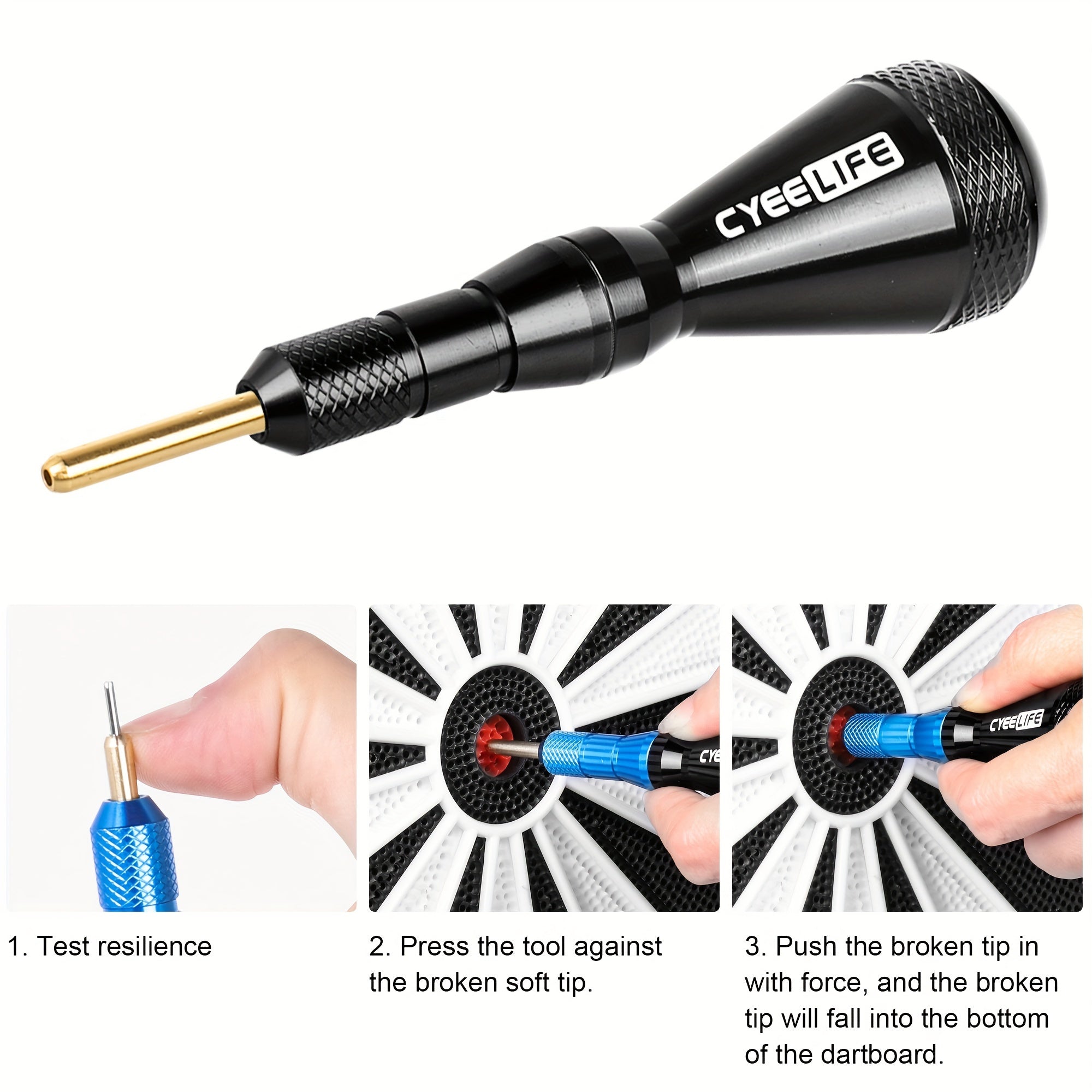 Darts Point Extractor Tool Broken Shaft and Dart Tip Remover