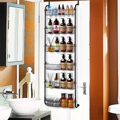 6 Tier Over The Door Pantry Organizer Spice Rack