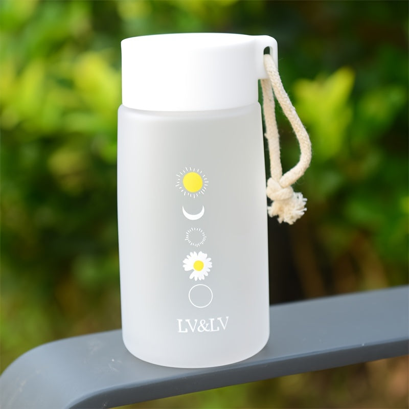 500ml Daisy Plastic Water Bottle 18.59OZ