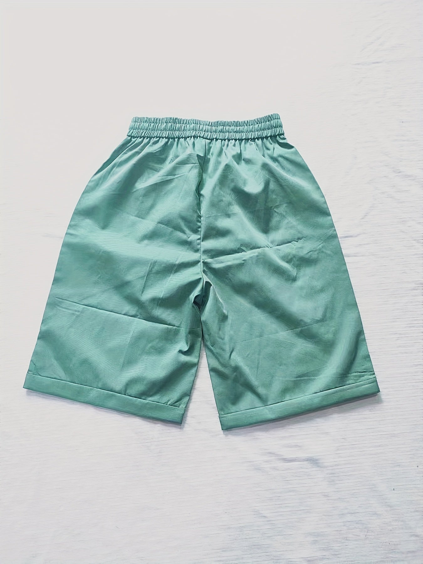 Dual Pockets Drawstring Bermuda Shorts for Women