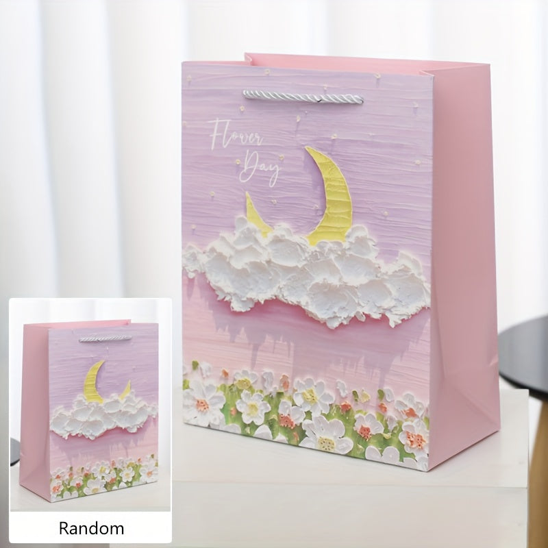 Flower Wrapping Bag With Handles for Florist DIY Birthday Wedding Party