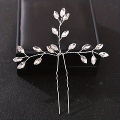 Crystal Hair Pins U-shaped Hairpin Wedding Hair Accessories