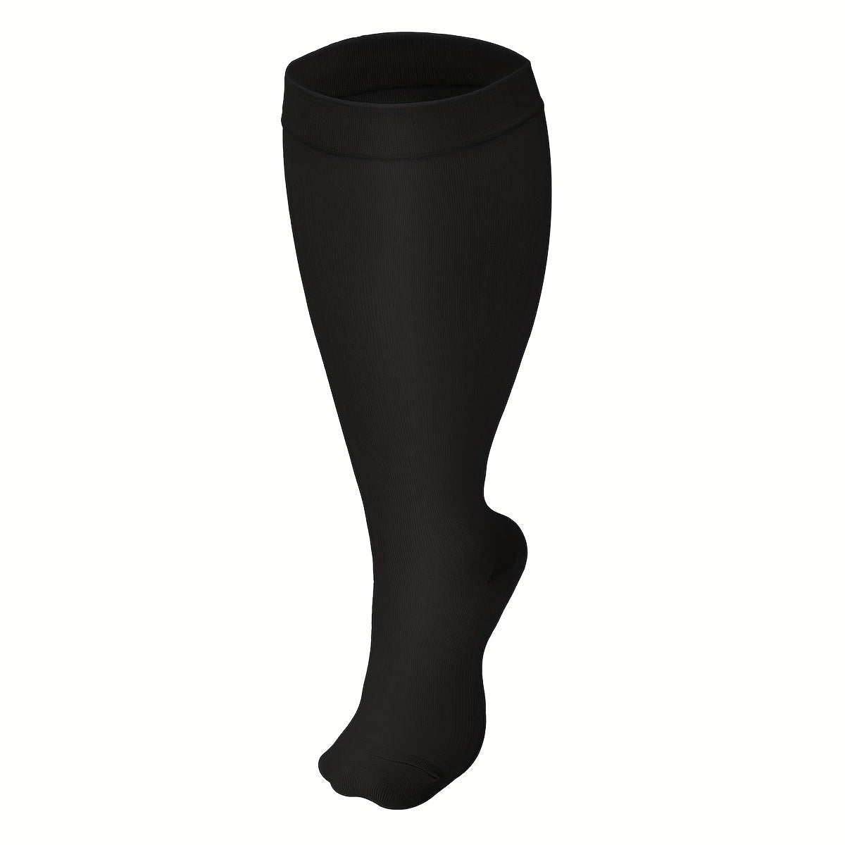5 Pairs Plus Size Knee High Copper Compression Socks for Women & Men