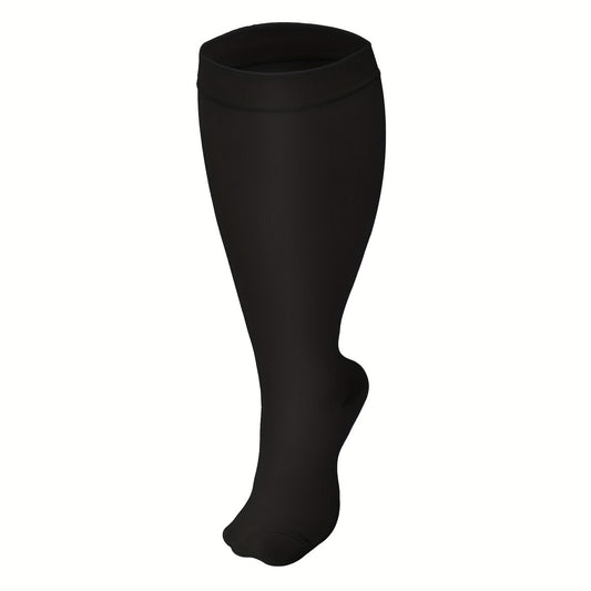 5 Pairs Plus Size Knee High Copper Compression Socks for Women & Men