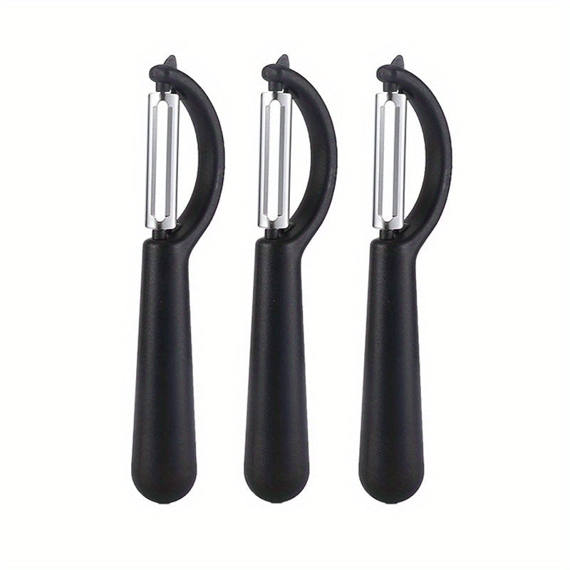 3pcs Stainless Steel Fruit Vegetable Potato Peeler Kitchen Tool