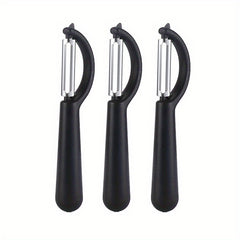 3pcs Stainless Steel Fruit Vegetable Potato Peeler Kitchen Tool