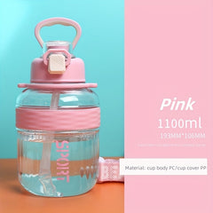 Large Capacity Leakproof Belly Cup with Handle & Strap