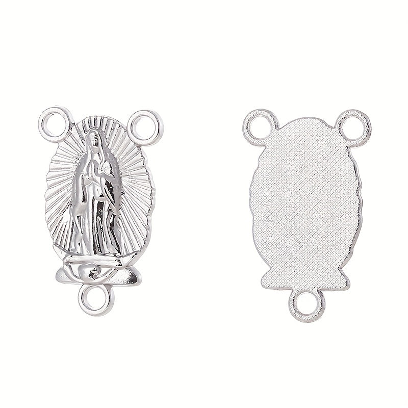 60pcs Religious Figure Pattern Hangings Jewelry Connectors