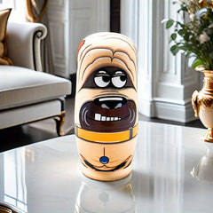 Colorful Wooden Nesting Dolls Set Educational Stackable Toys