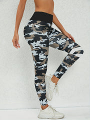 Women's Camo High Waist Leggings for Running Yoga Fitness