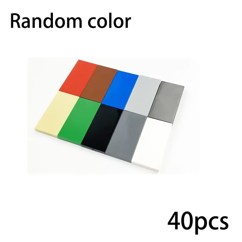 40pcs Building Blocks DIY Educational Toy 2x4 Bricks