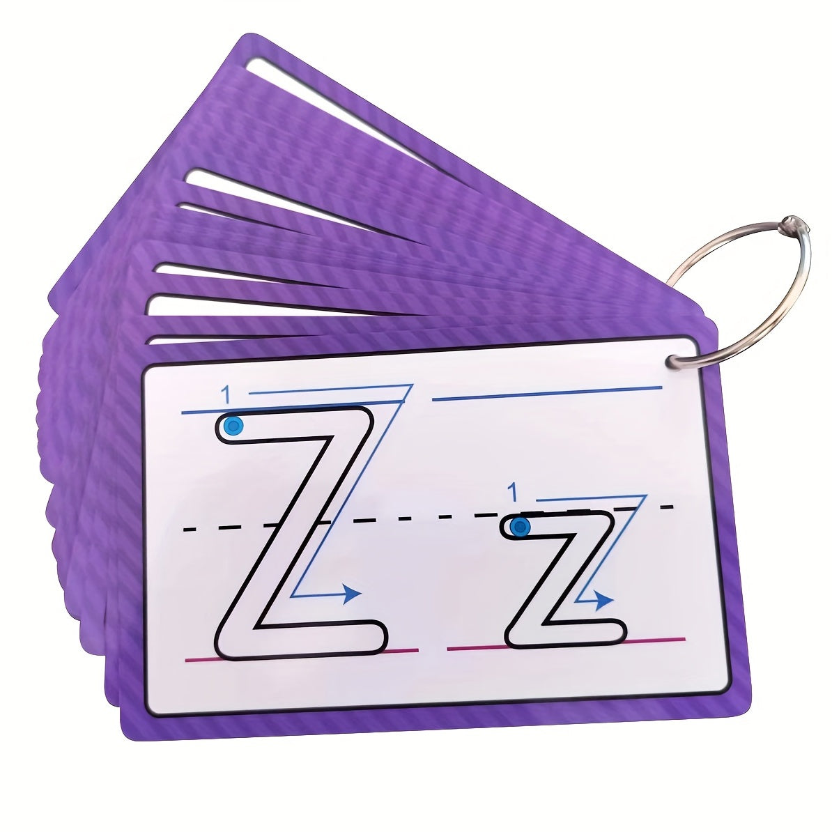Alphabet Phonics Flash Cards Writing Practice Educational for Kids