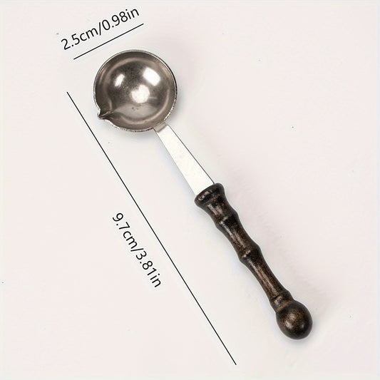 Vintage Fire Paint Spoon for Melt Wax - Holiday Envelope Wax