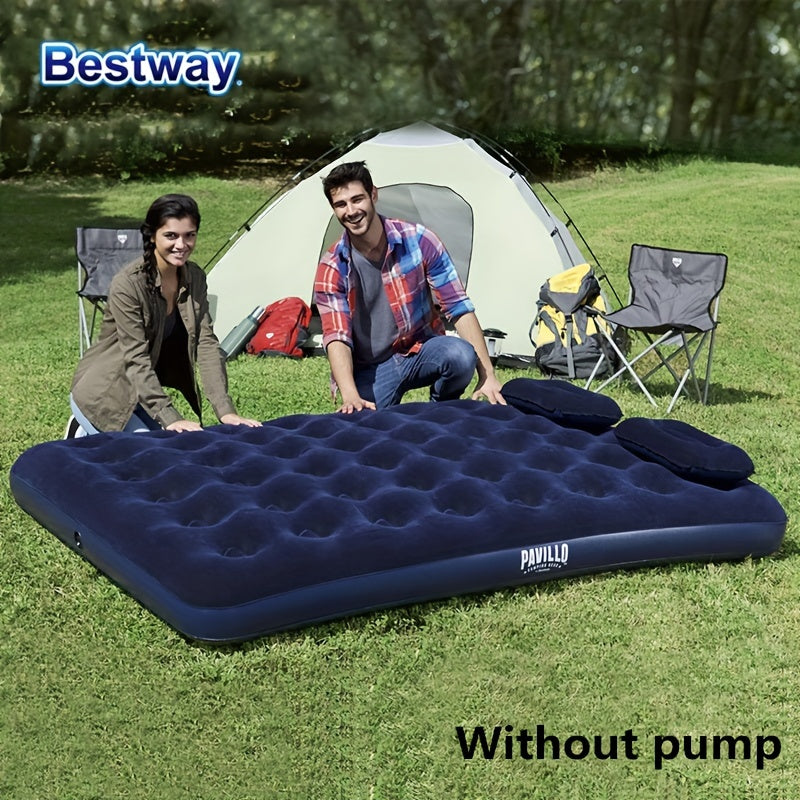 Soft Air Mattress Flocked Tent Moisture Pad Portable Air Bed For Travel