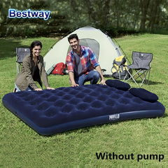 Soft Air Mattress Flocked Tent Moisture Pad Portable Air Bed For Travel