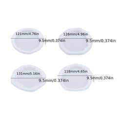 DIY Crystal Drop Resin Molds Irregular Tray Coaster Mirror Silicone Mold