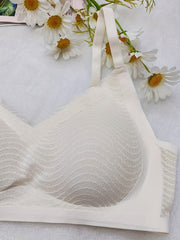 Lace Wireless Push Up Bra - Comfortable & Breathable