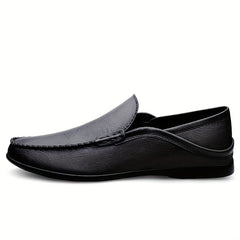 Men's Lightweight Faux Leather Loafer Shoes