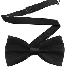 Men's Double Layer Wedding Groom Polyester Bow Tie