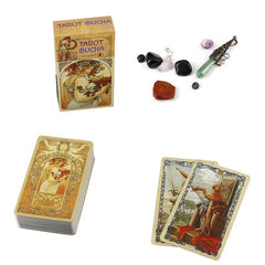78pcs Mucha Tarot Poker Board Game for Kids Adults Party Game