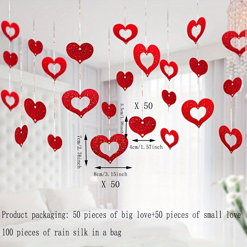 200pc Balloon Rain Silk Sequin Pendant Wedding Supplies