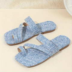 Open Toe Slippers Girls Lightweight Vacation Beach Breathable Sandals