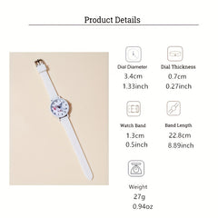 Unicorn Silicone Tape Children's Watch Set
