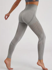 Seamless Hollow Leggings Fitness Yoga Running Leggings