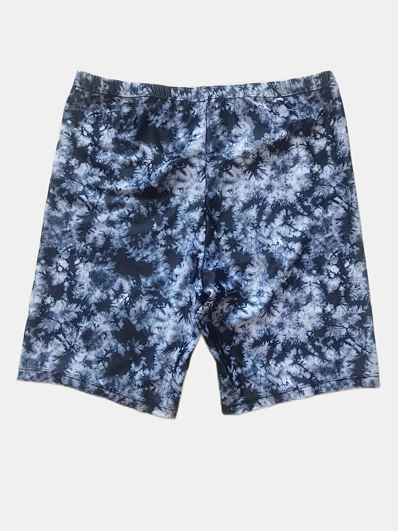 Men's Tie Dye Tropical Leaf Swim Boxers