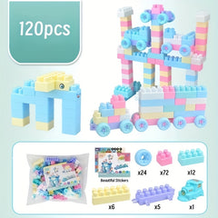 Macaron Colors Building Blocks Toy for Brain Development