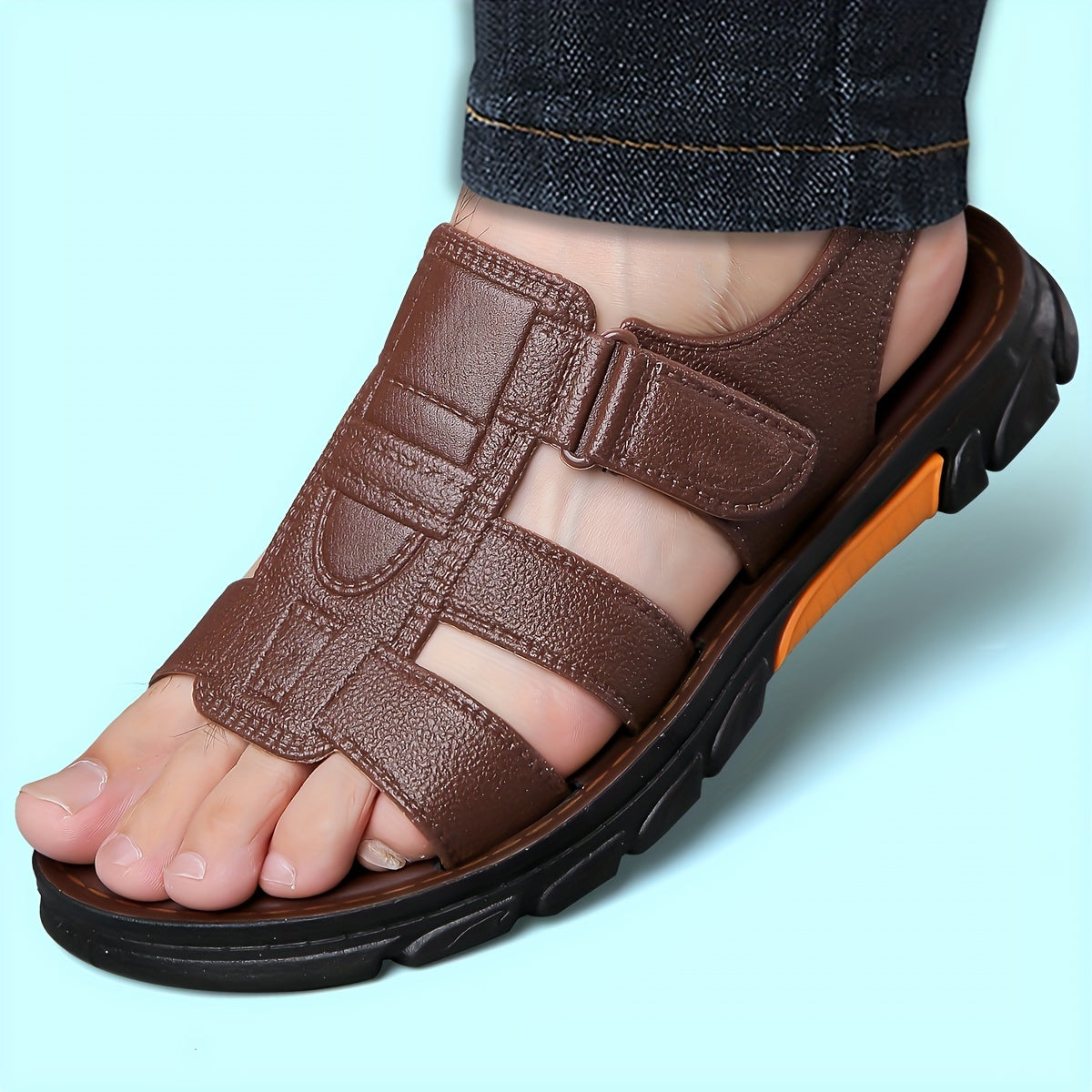 Men's Casual Non Slip Sandals for Outdoor Beach