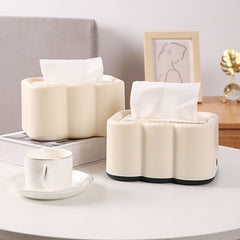 Cream Style Desktop Wall Mounted Tissue Box