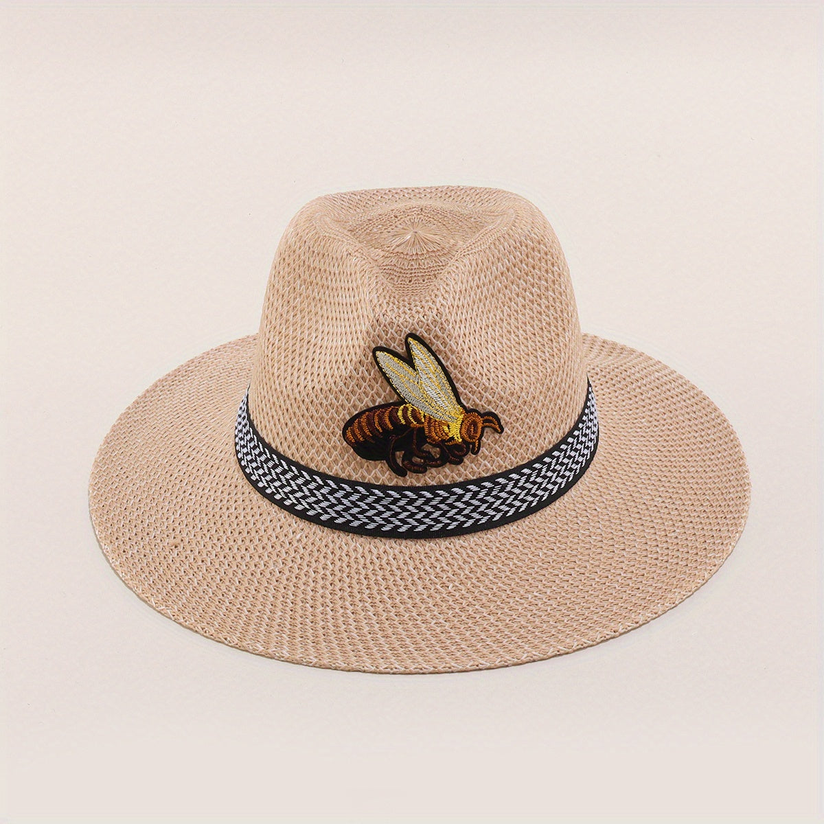 Outdoor Cowboy Hat Mens Summer Sun Hat Sun Protection Big Brim Straw Hat