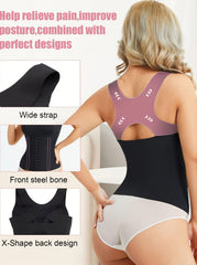 4-in-1 Shapewear Bra Waist Trainer Corset Vest Tummy Control Body Shaper