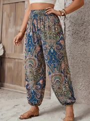 Casual Elastic Waist Pants for Women