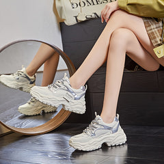 Spring Thick Bottom Sports Shoes Women's Running Shoe