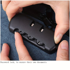 Double Layer Storage Travel Bag Lightweight Document Zipper Bag
