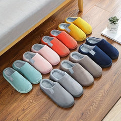 Men's Casual Warm House Slippers, Assorted Colors