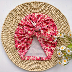 Baby Thin Headband Soft Bow Print Baby Hat for Newborns